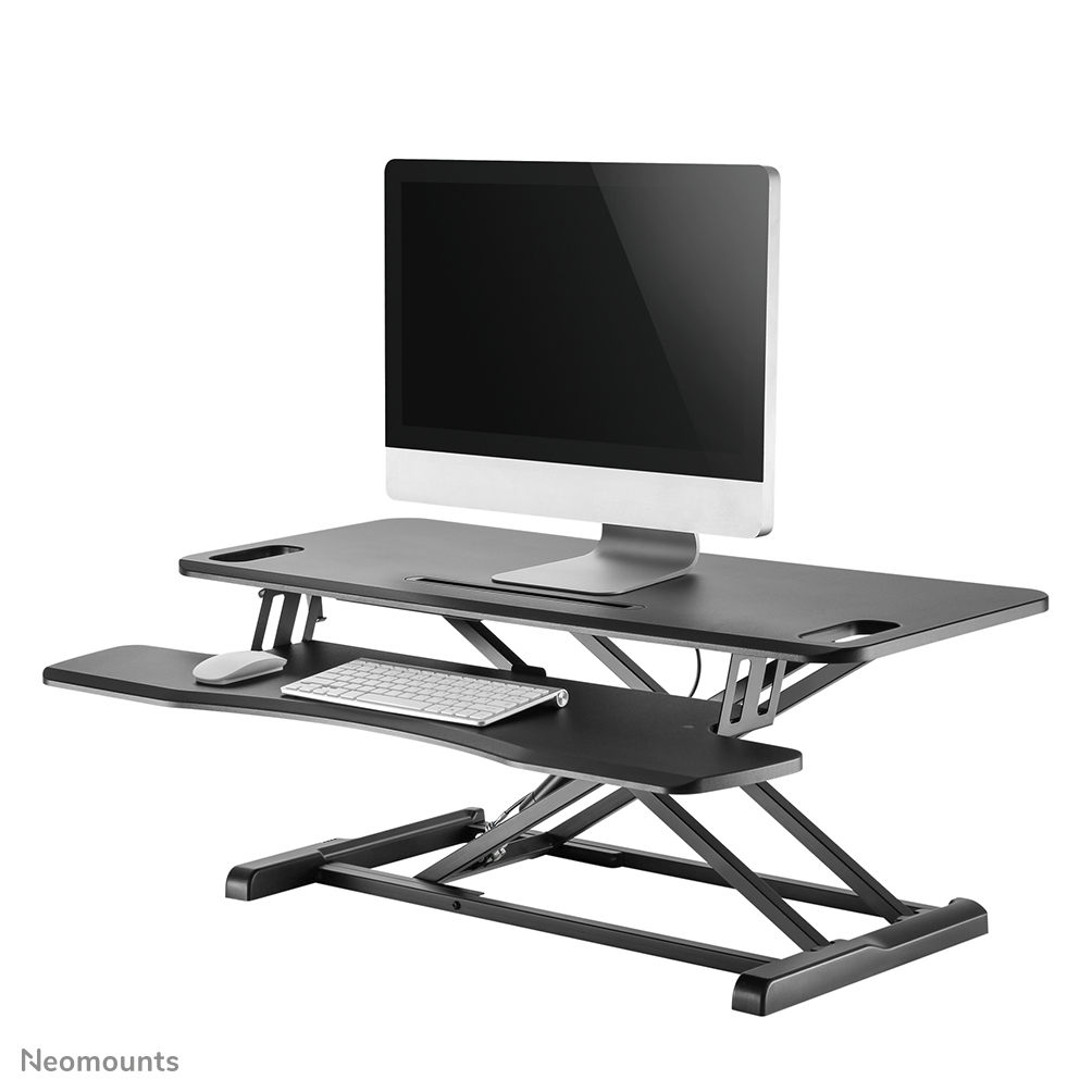 Neomounts NS-WS300BLACK Zit-stawerkplek - gasveer - max 15 kg - zwart