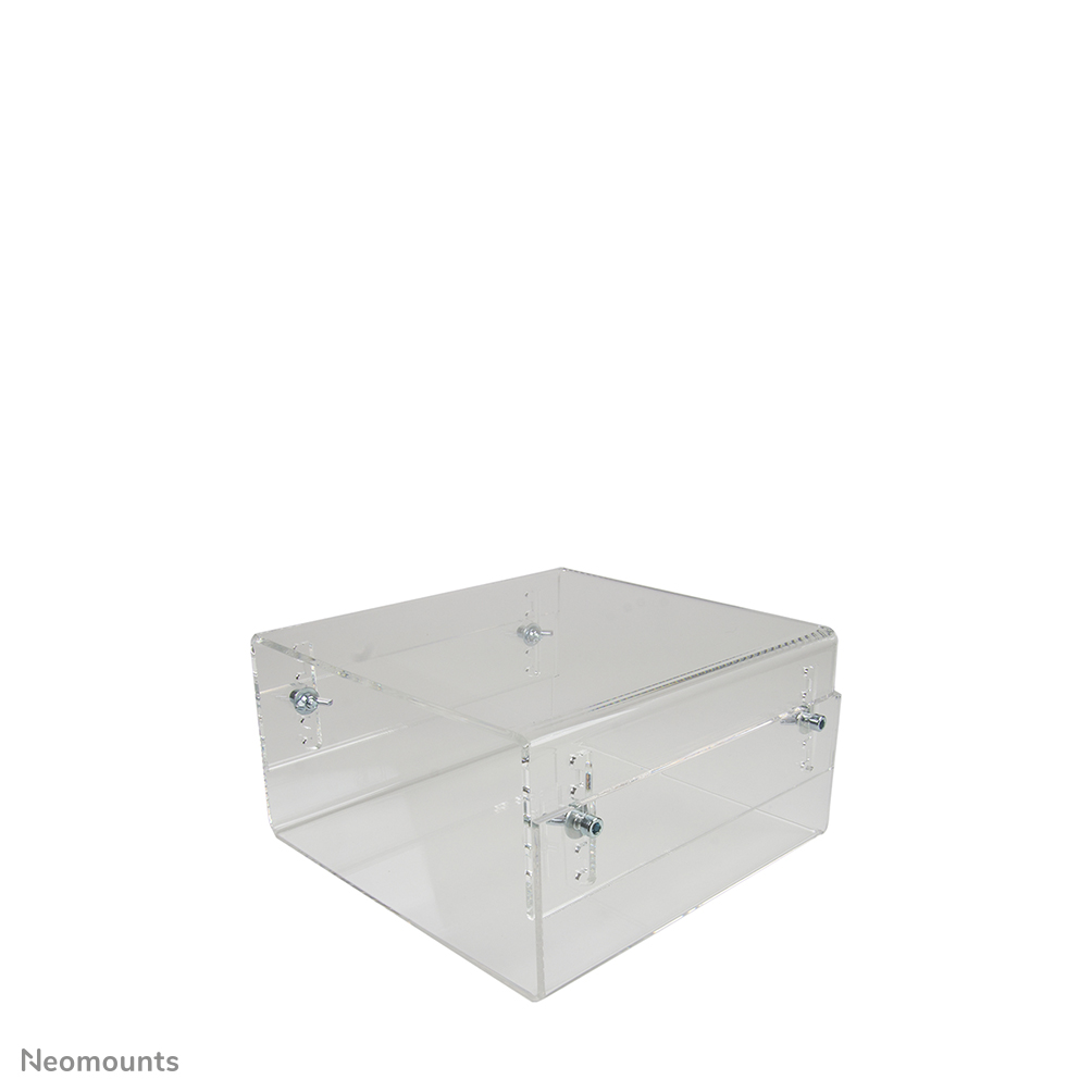 Neomounts NSMONITOR40 Monitor/laptopverhoger - max 25 kg - hxbxd 7-13x32x26 cm - universeel - transparant