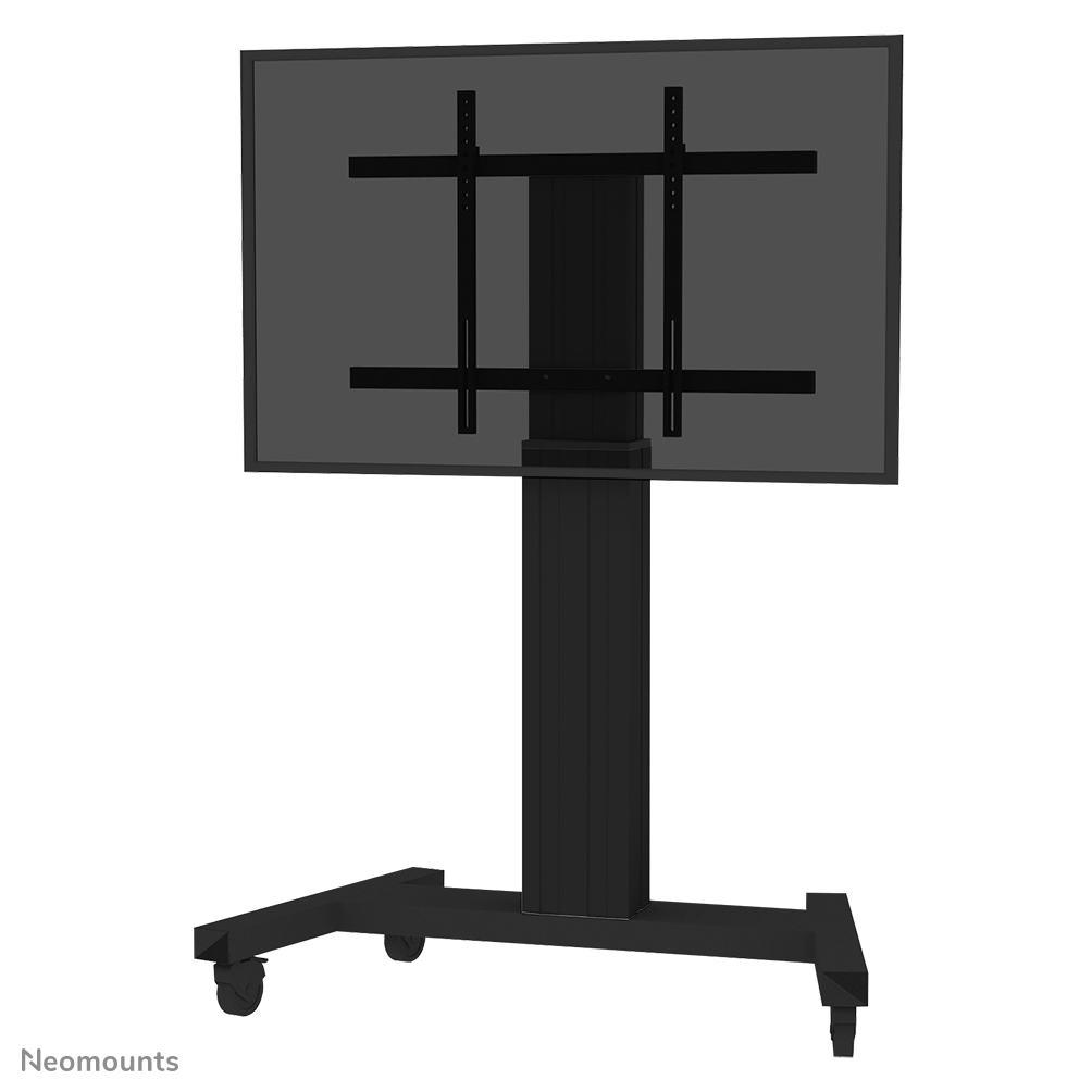 Neomounts PLASMA-M2250BLACK TV trolley - 42-100" - max 130 kg - gemotoriseerd h 120-170 cm - VESA 200x200-800x600 - vergrendelbaar (excl. slot) - zwart
