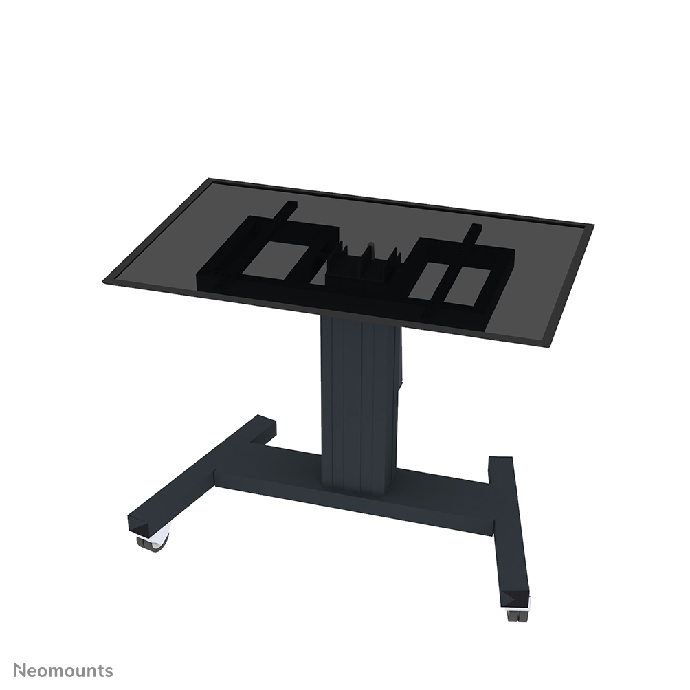 Neomounts PLASMA-M2550TBLACK TV trolley - 42-85" - max 150 kg - gemotoriseerd h 60-88 cm - VESA 400x200-800x600 - tafel kantelfunctie - zwart