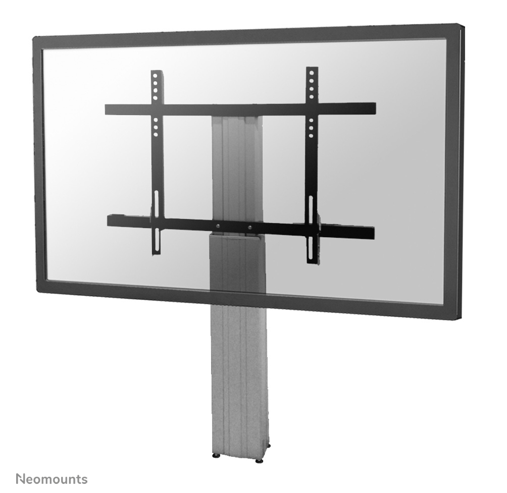 Neomounts PLASMA-W2250SILVER TV vloerstandaard - 42-100" - wand - max 130 kg - gemotoriseerd h 105-155 cm - VESA 200x200-800x600 - vergrendelbaar (excl. slot) - zilver