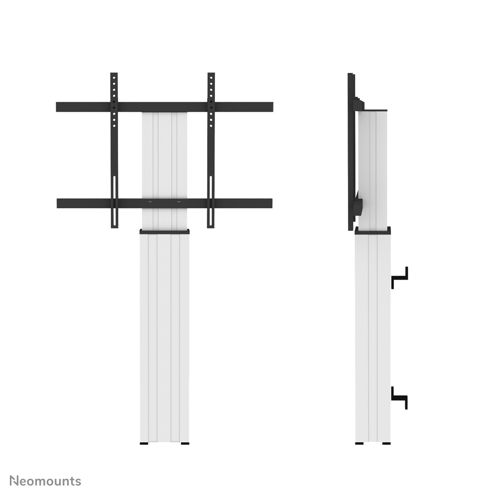 Neomounts PLASMA-W2250SILVER TV vloerstandaard - 42-100" - wand - max 130 kg - gemotoriseerd h 105-155 cm - VESA 200x200-800x600 - vergrendelbaar (excl. slot) - zilver