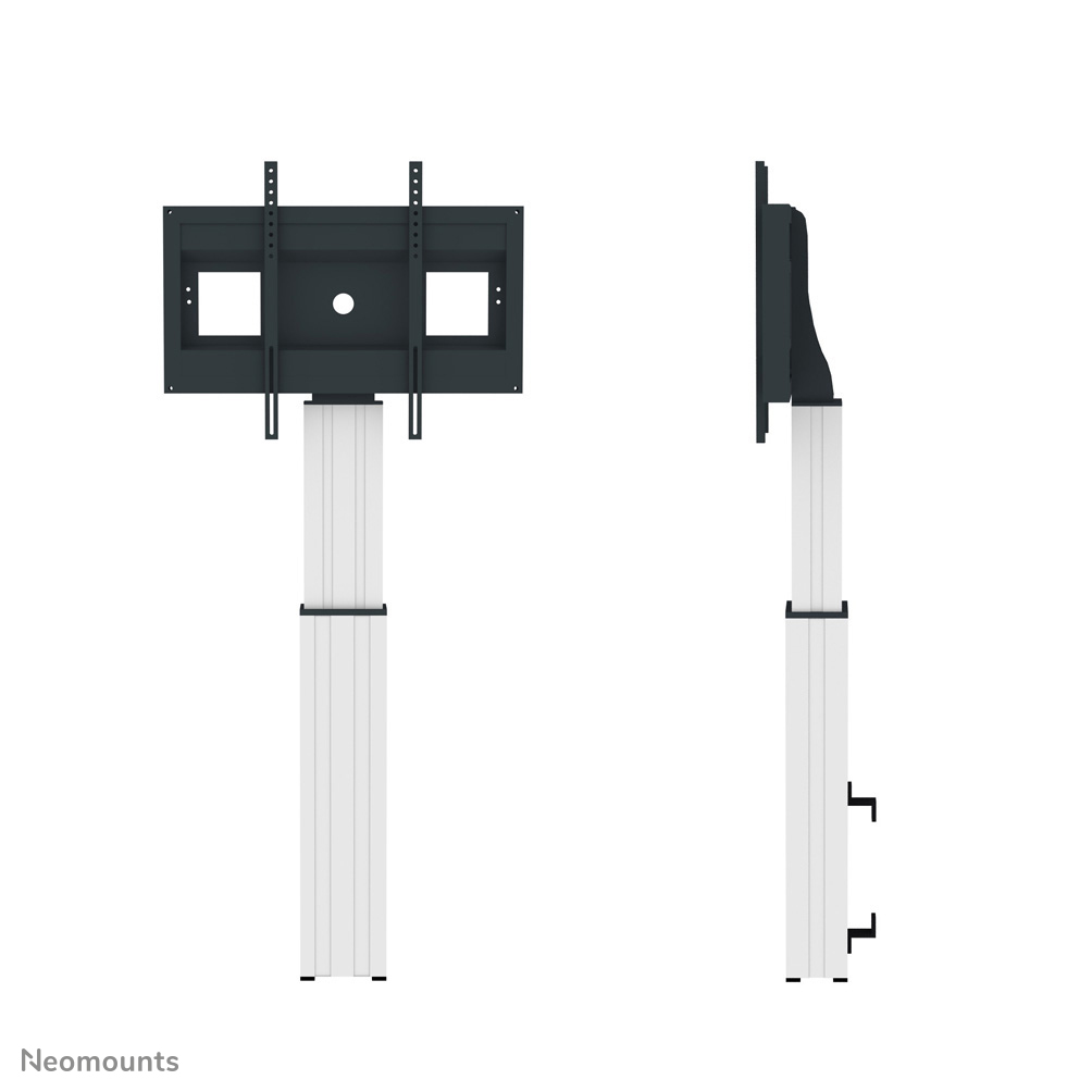 Neomounts PLASMA-W2500SILVER TV vloerstandaard - 42-100" - wand - max 150 kg - gemotoriseerd h 119-169 cm - VESA 300x200-800x600 - vergrendelbaar (excl. slot) - zilver