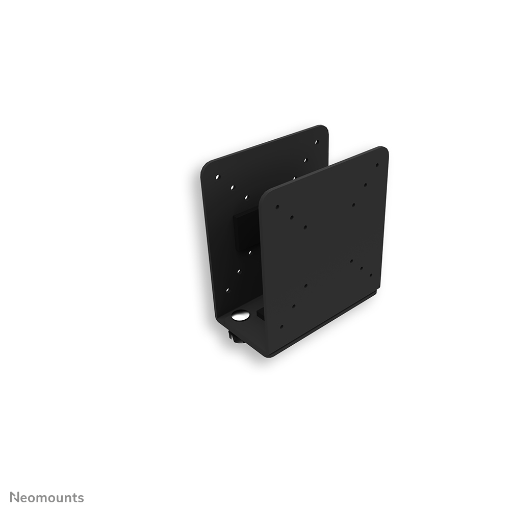 Neomounts THINCLIENT-20 Mini PC/NUC/Thin client houder - max 7 kg - VESA 50x50-100x100 - b 5,2-10 cm - universeel - zwart