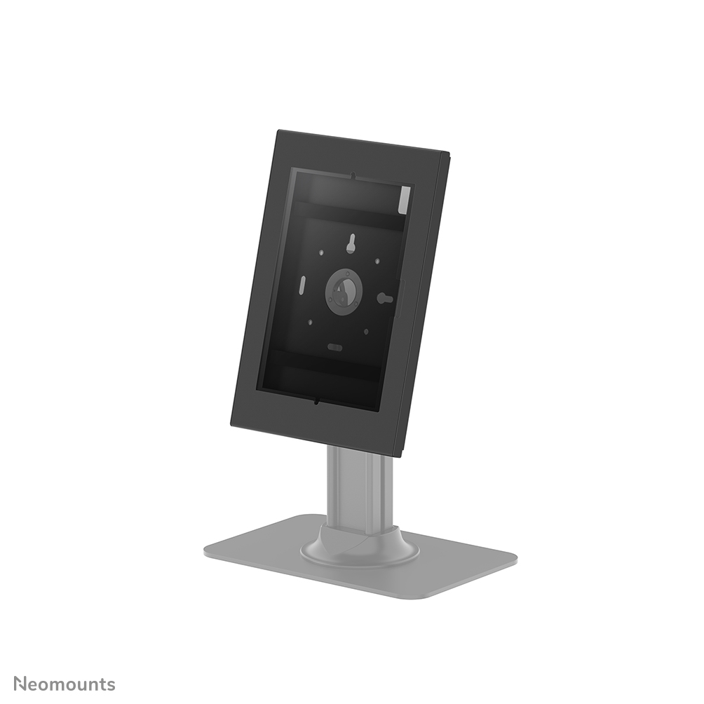 Neomounts WL15-601BL1 Tablethouder - vergrendelbaar (incl. slot) - VESA 75x75 - geschikt voor verschillende 10.9-11" tablets - voor modulaire setup met diverse bureau- en vloerstandaarden - Zwart