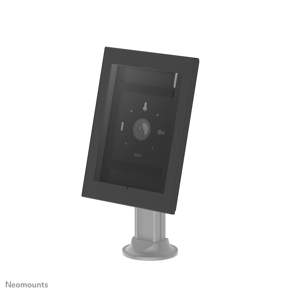 Neomounts WL15-602BL1 Tablethouder - vergrendelbaar (incl. slot) - VESA 75x75 - geschikt voor verschillende 12.4-13" tablets - voor modulaire setup met diverse bureau- en vloerstandaarden - Zwart