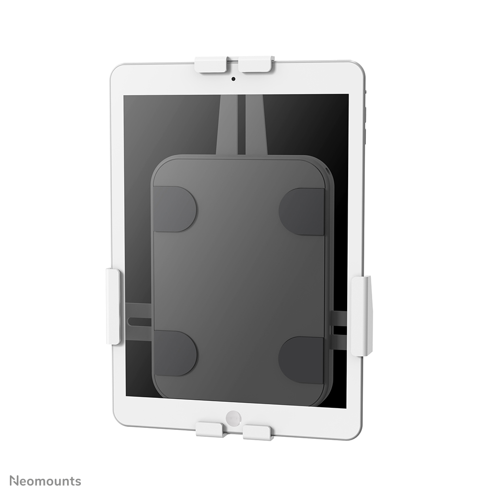 Neomounts WL15-625WH1 Tablet muurbeugel - 7.9-11" - 360° roteerbaar - vergrendelbaar (incl. veiligheidsschroef, excl. slot) - VESA 100x100 - universeel - wit