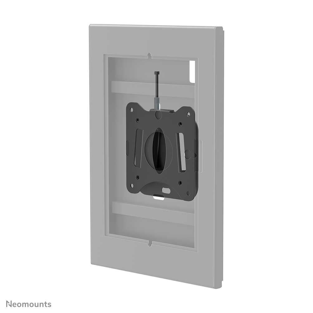Neomounts WL15-633BL1 Tablet muurbeugel - Max. 3 kg | 6,6 lbs - vast - VESA 75x75 - voor modulair systeem met WL15-601/602/603BL1 - Zwart