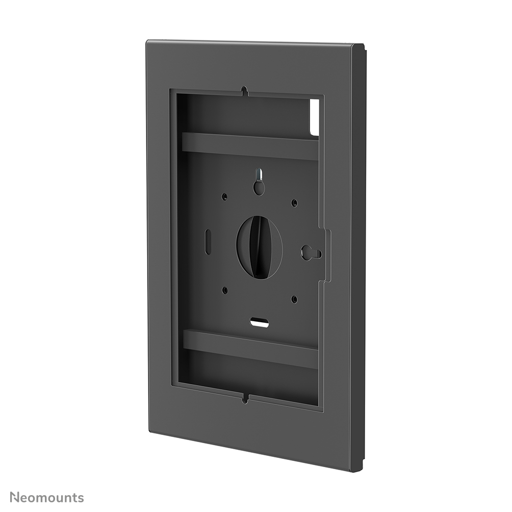 Neomounts WL15-633BL1 Tablet muurbeugel - Max. 3 kg | 6,6 lbs - vast - VESA 75x75 - voor modulair systeem met WL15-601/602/603BL1 - Zwart