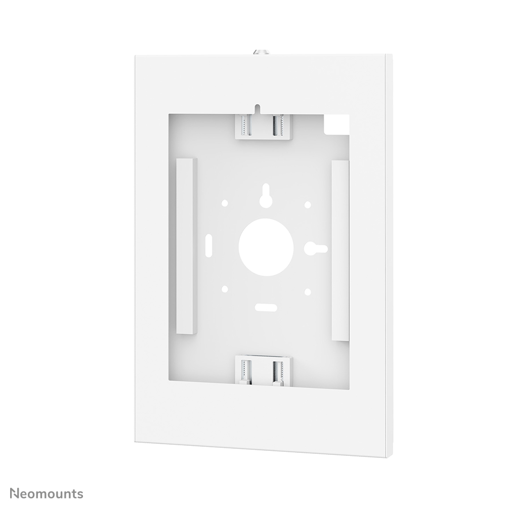 Neomounts WL15-650WH1 Tablet muurbeugel - vergrendelbaar (incl. slot) - VESA 75x75 - geschikt voor diverse 9.7-11" tablets - wit