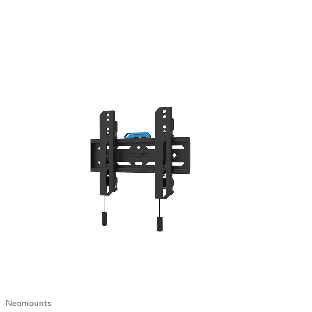 Neomounts LEVEL-850 WL30S-850BL12 Vlakke TV-beugel wand - 24-65" - max 40 kg - VESA 50x50-200x200 - d 3,3 cm - niveauverstelling - vergrendelbaar (incl. veiligheidsschroef, excl. slot) - Rapid Install-model incl. montagesjabloon - zwart