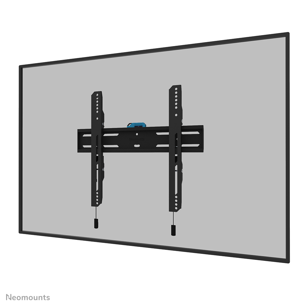 Neomounts LEVEL-850 WL30S-850BL14 Vlakke TV-beugel wand - 32-75" - max 50 kg - VESA 100x100-400x400 - d 3,3 cm - niveauverstelling - vergrendelbaar (incl. veiligheidsschroef, excl. slot) - Rapid Install-model incl. montagesjabloon - zwart