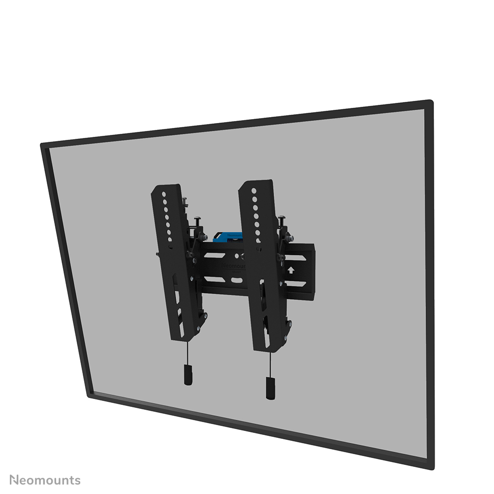 Neomounts LEVEL-850 WL35S-850BL12 Kantelbare TV-beugel wand - 24-65" - max 40 kg - VESA 75x75-200x200 - d 3,5 cm - niveauverstelling - vergrendelbaar (incl. veiligheidsschroef, excl. slot) - Rapid Install-model incl. montagesjabloon - zwart