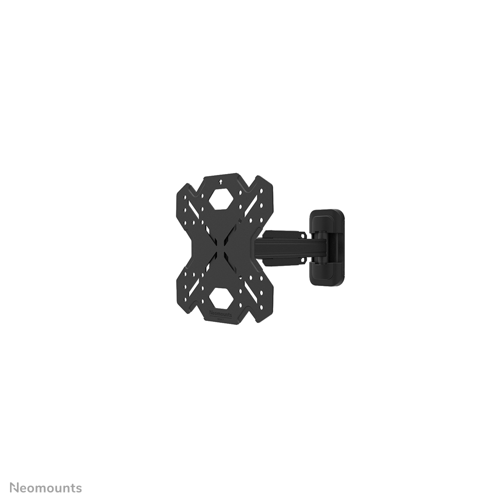 Neomounts LEVEL-850 WL40S-840BL12 Full motion TV-beugel wand - 32-55" - max 40 kg - VESA 100x100-200x200 - d 4,9-34,5 cm - niveauverstelling - Rapid Install-model incl. montagesjabloon - zwart