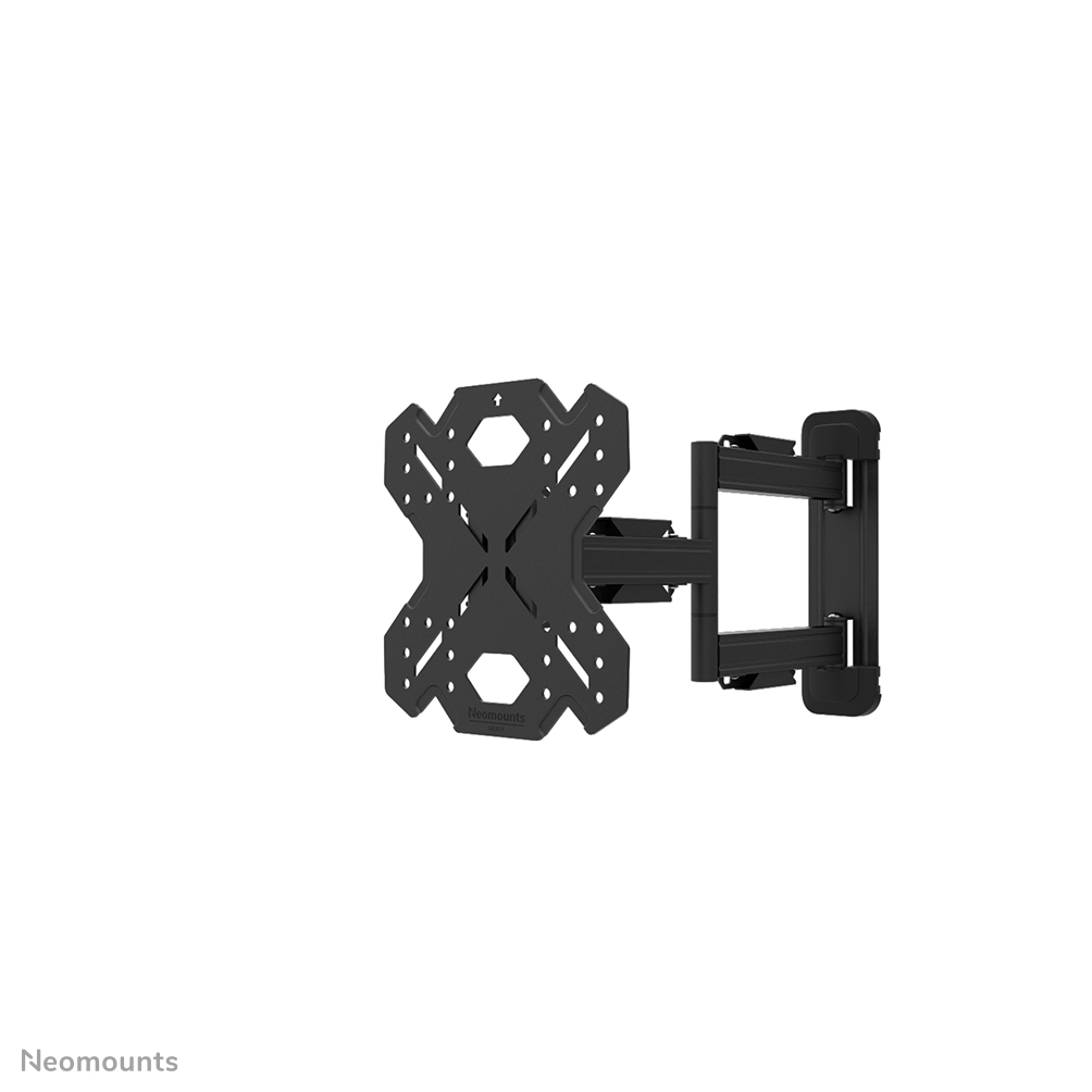 Neomounts LEVEL-850 WL40S-850BL12 Full motion TV-beugel wand - 32-55" - max 40 kg - VESA 100x100-200x200 - d 4,7-55,5 cm - niveauverstelling - Rapid Install-model incl. montagesjabloon - zwart