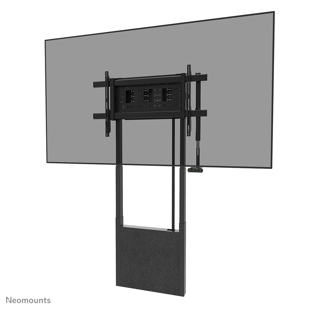 Neomounts MOVE Lift X WL55-885BL1 Vloer-wandsteun - 65-105" - max 120 kg - gemotoriseerde hoogteverstelling 112-212 cm - 50 mm/sec - VESA 200x200-1000x600 - vergrendelbaar - zwart
