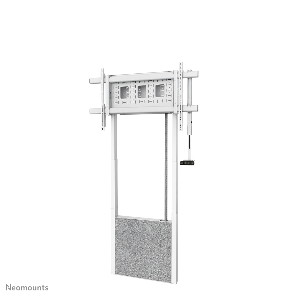 Neomounts MOVE Lift X WL55-885WH1 Vloer-wandsteun - 65-105" - max 120 kg - gemotoriseerde hoogteverstelling 112-212 cm - 50 mm/sec - VESA 200x200-1000x600 - vergrendelbaar - wit